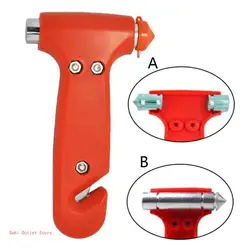 Automotive Safety Hammer Multi-Function Rescue Cutting for Seat Belts Metal Emergency Escape Car Glass Window Break