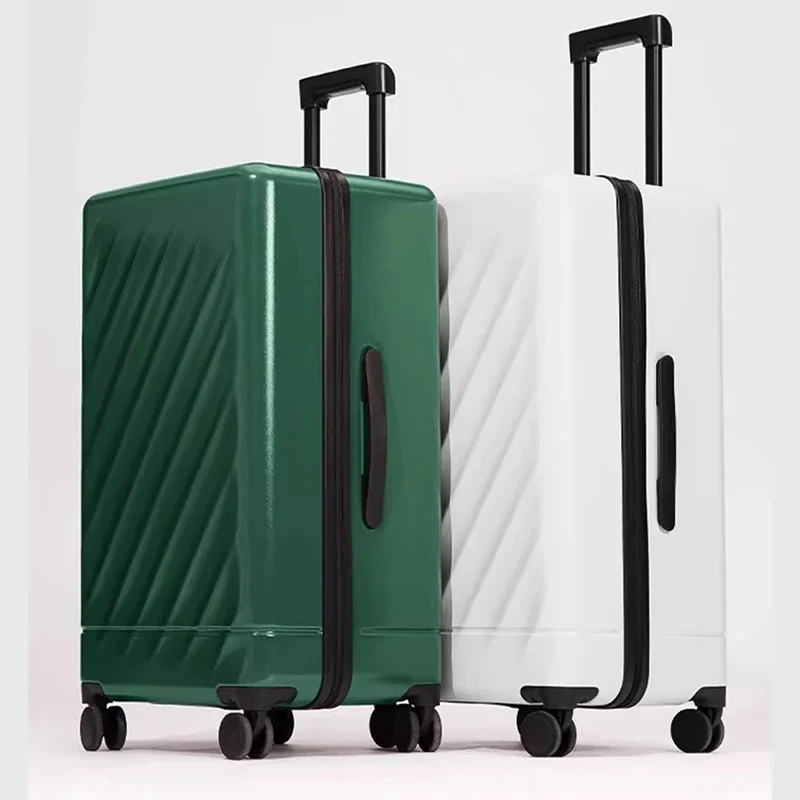 Bagage 2024 Nieuwe Grote Capaciteit Uitbreidbare Trolley Koffer 20 Inch Reiscode Cabine Koffer Met Bekerhouder Usb Oplaadpoort