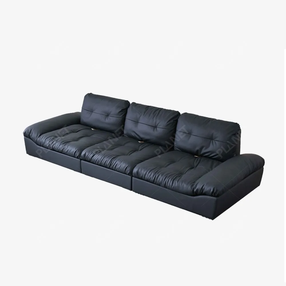 الولايات المتحدة الأمريكية في المخزون انخفاض الشحن الحديثة أريكة أثاث غرفة المعيشة الشمال أسود أبيض رمادي وحدات الاقسام أريكة أطقم أريكة #1