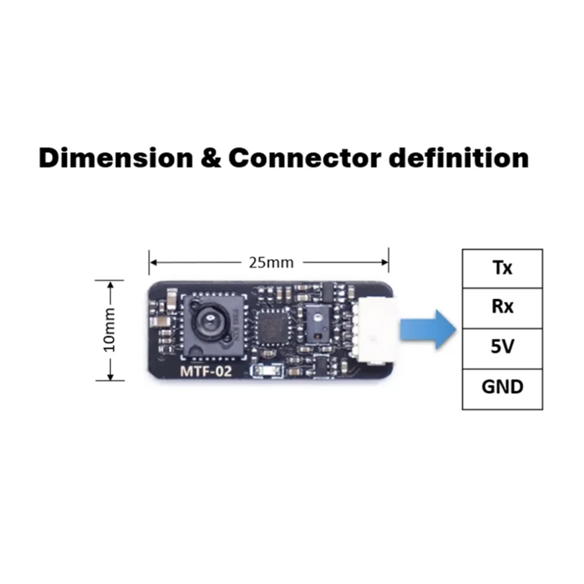 OPTICAL FLOW and LIDAR SENSOR MTF-02 Compatible with for Ardupilo / PX4/ INAV