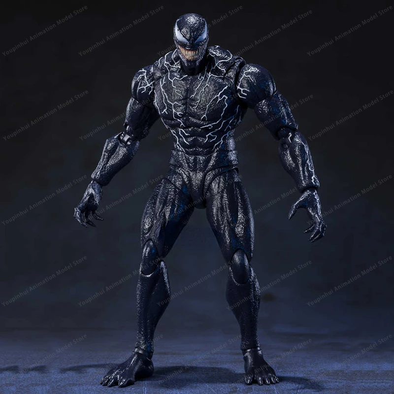 In Stock Character Venom SHF Model Venom Symbiote Spider-Man Action Figure Carnage Begins Statue Toy Decoration Gift