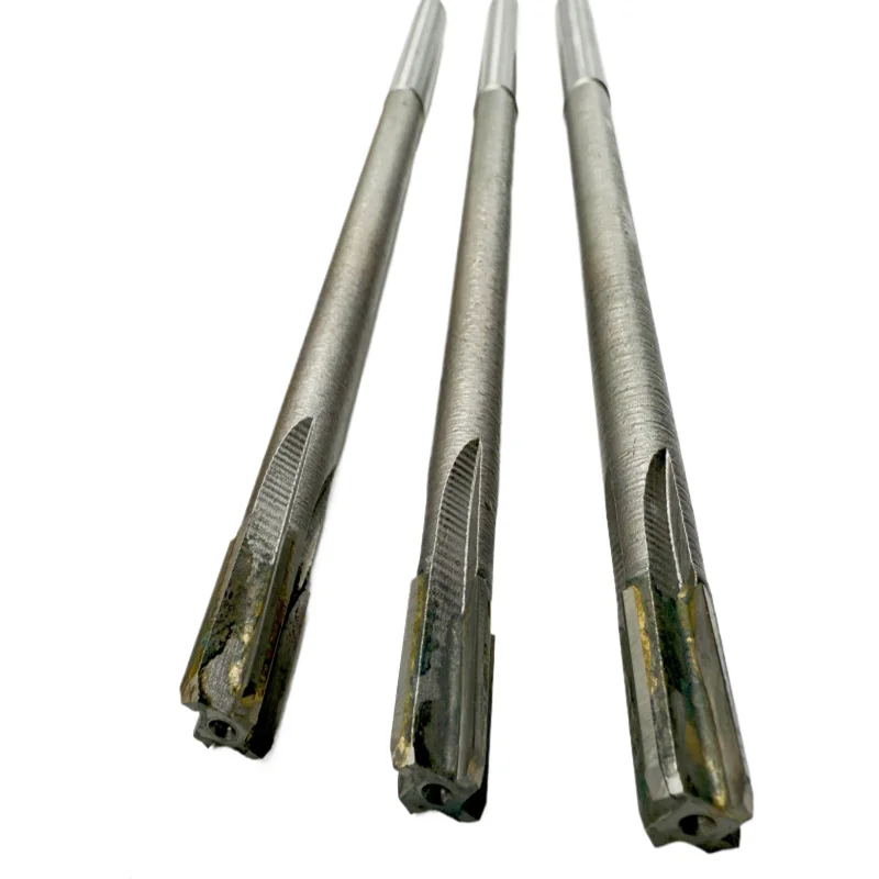 YG8 welding tungsten steel head straight shank lengthening machine reamer 200/300mm, alloy inlaid lengthening reamer 4-20mm