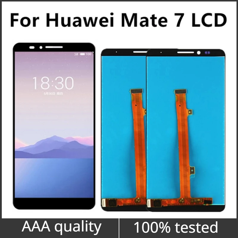 

ЖК-дисплей 6,0 дюйма для Huawei Mate 7, сенсорный экран, дигитайзер в сборе, Замена для Huawei Mate7, MT7, экран дисплея