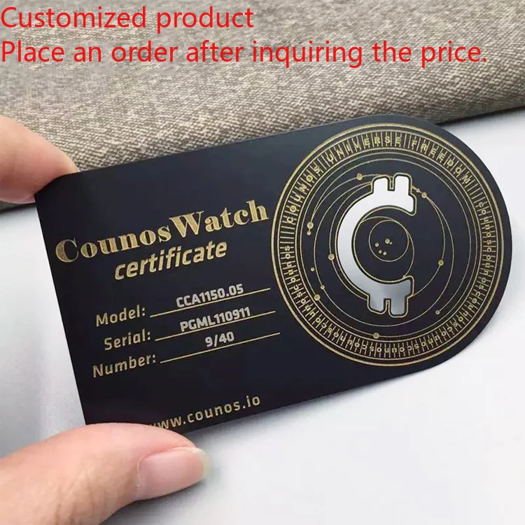 

Индивидуальное предложение 2025 года, Новое поступление, персонализированная форма, дизайн, черная металлическая VIP-визитная карточка с роскошным золотым логотипом автомобиля на заказ