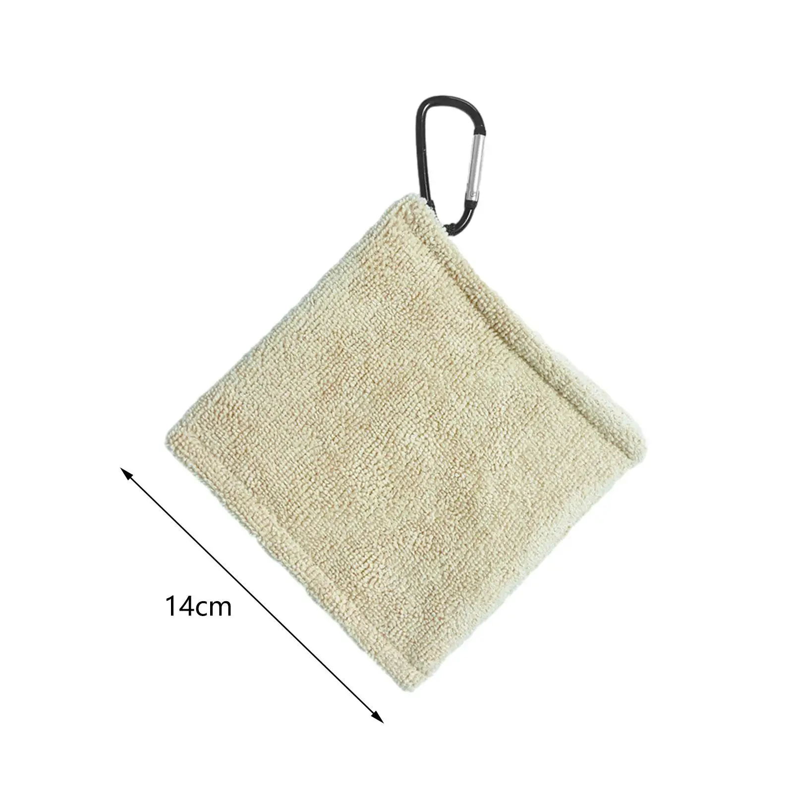 Golf Club Cleaner Washer Towel Soft Absorbent Bag Attachment for Men Women Outdoor Sports Supplies