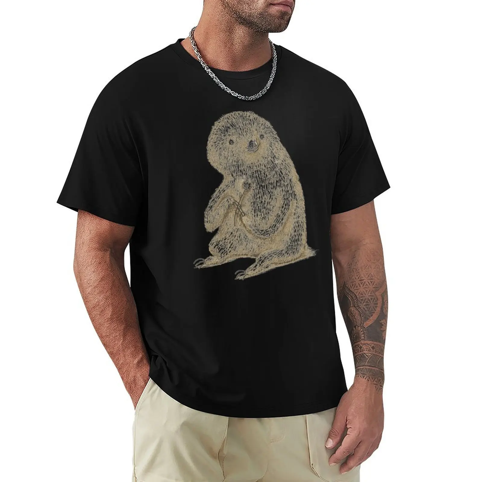 

Sloth With Flower T-Shirt Sun Protective Outdoor Tee Top