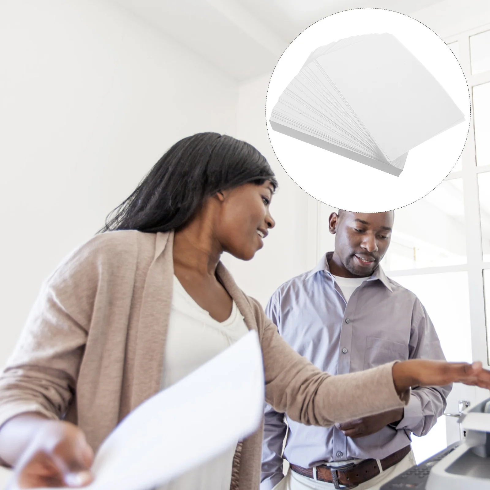 

500 Sheets A5 70g White Printing Paper Office School Supplies Blank Sheets Copying Crafts Multi Use Printer Paper Ideal Gift