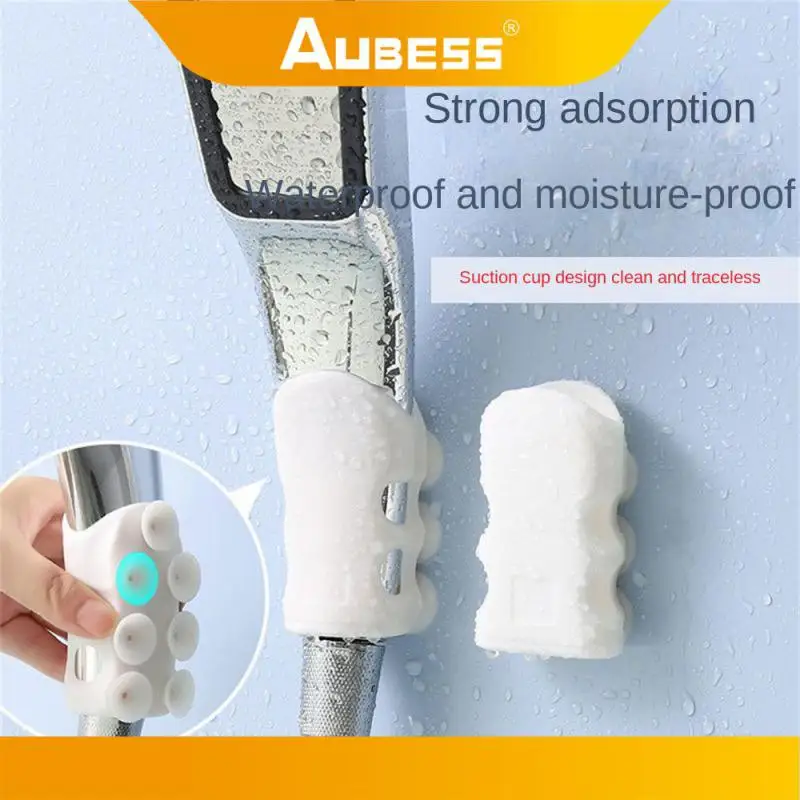 Wall Mount Shower Head Suction Cup Removable Flower Sprinkling Sucker Strong Viscosity No Punching Shower Suction Cup Waterproof