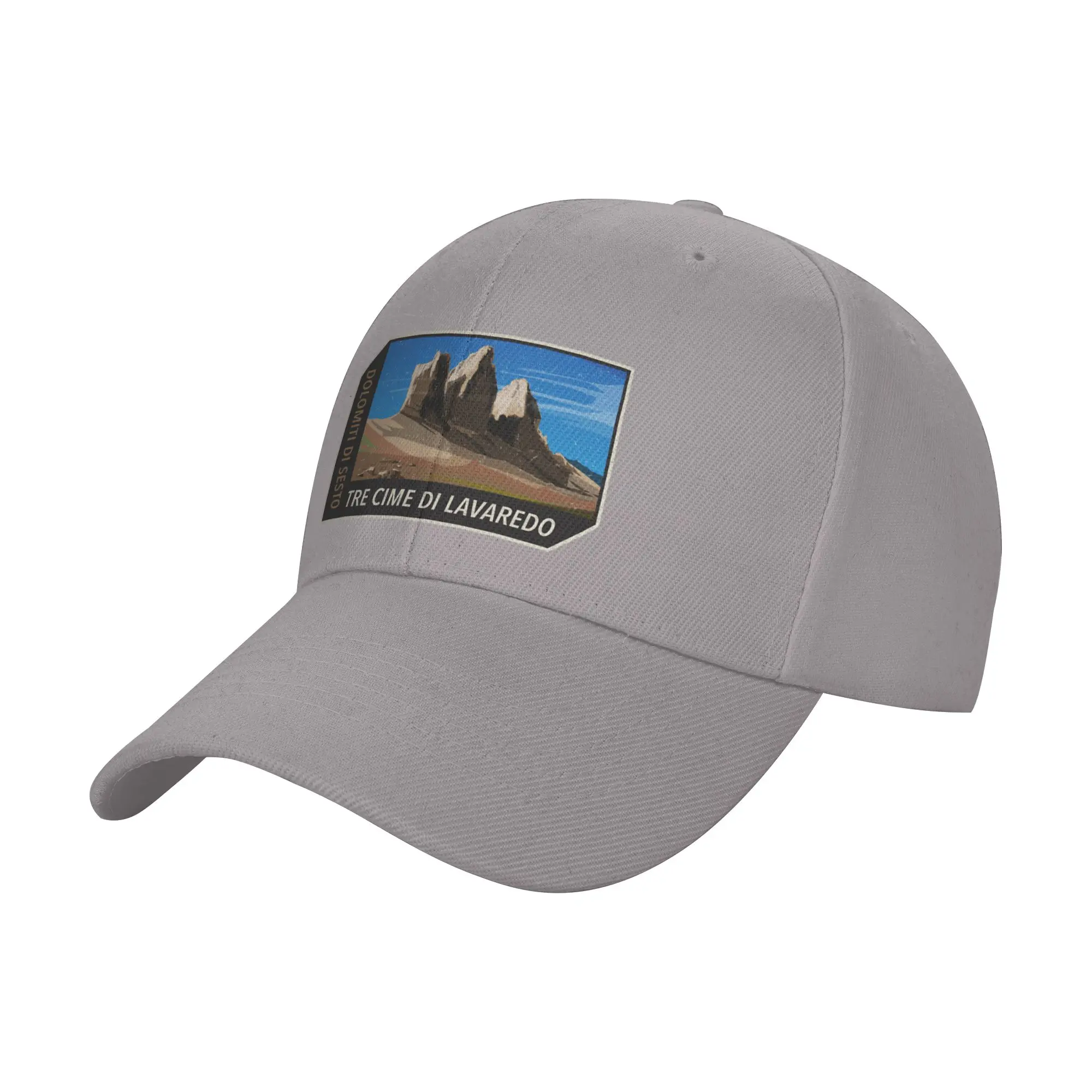 Hot Sale Tre Cime di Lavaredo  Italia Baseball Cap  Sweat Wicking Snapback Cap  Mountain Climbing Snapback Cap