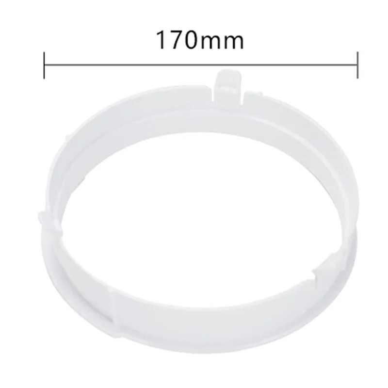 ABKS-Hose Tube Connector Interface Air Conditioner Exhaust Duct Interface ABS RV Connector For Mobile Air Conditioning KYR-35