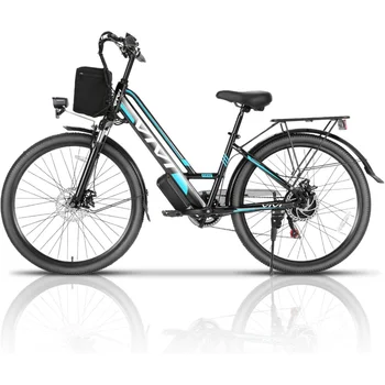 Image AVivi Electric Bike for Adults with 750W Peak Motor,26" Commuter Electric Bike,22MPH Cruiser Ebikes with 48V Removable Battery