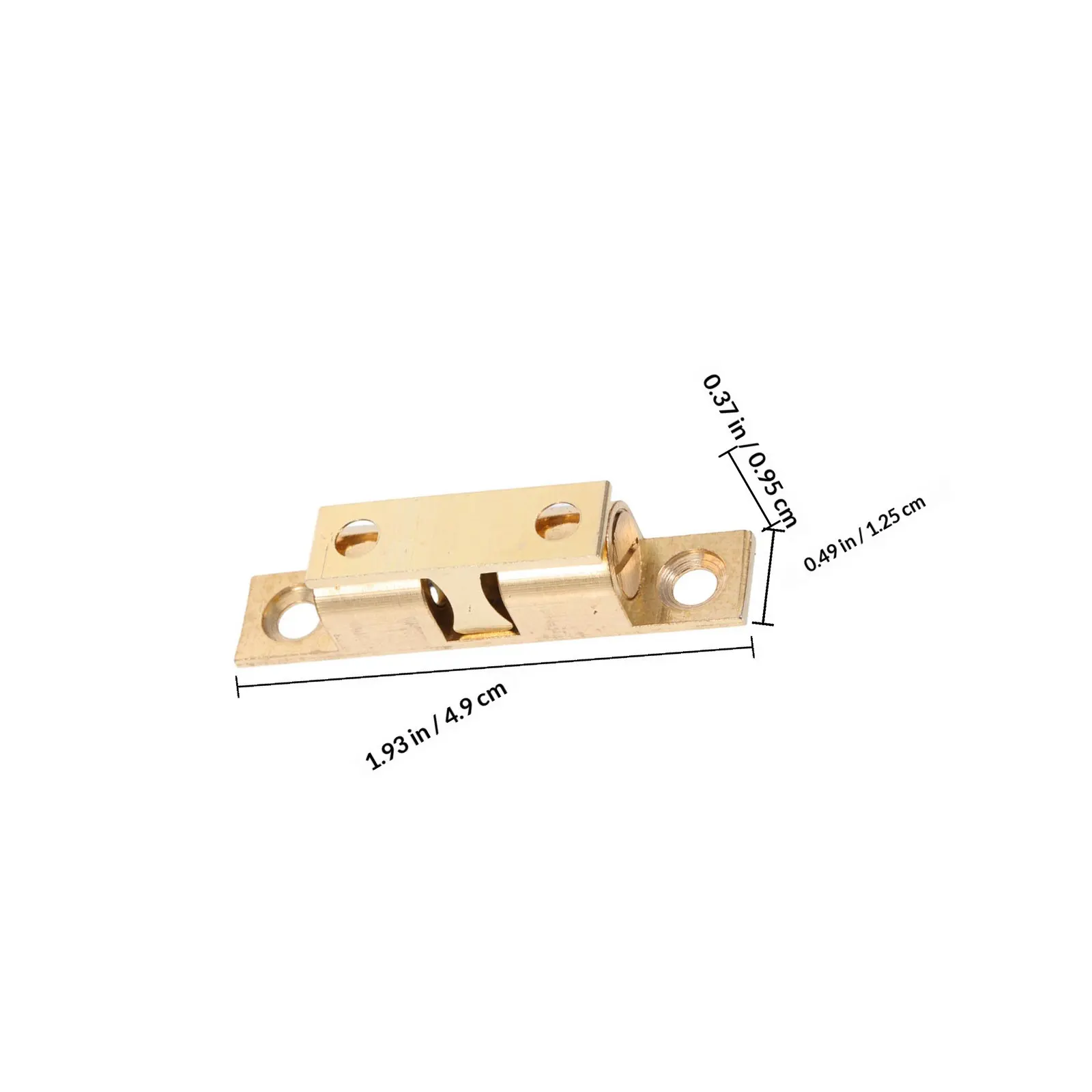 4Pcs Adjustable Double Ball Tension Brass Door Catch Catcher for Cabinet Closet Furniture Doors Hardware Set Closet Closure Clip