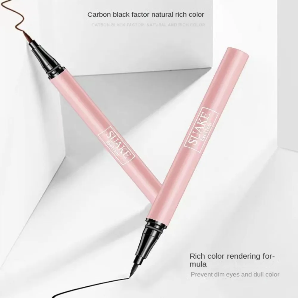 Wasserdichter flüssiger Eyeliner mit schlankem Kopf, langlebiger, schweißfester Make-up-Stift, Katzenklauen-Eyeliner