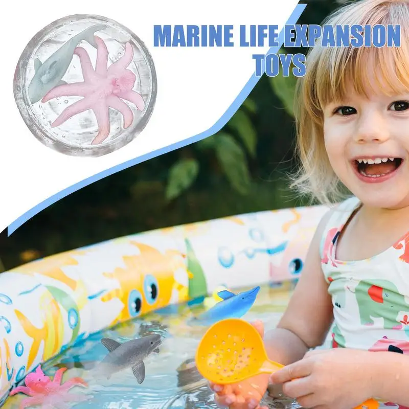 Growing Expanding in Water Simulation deep Ocean Novelty Sea biology Toy Educational Toy Creative Magicscience education