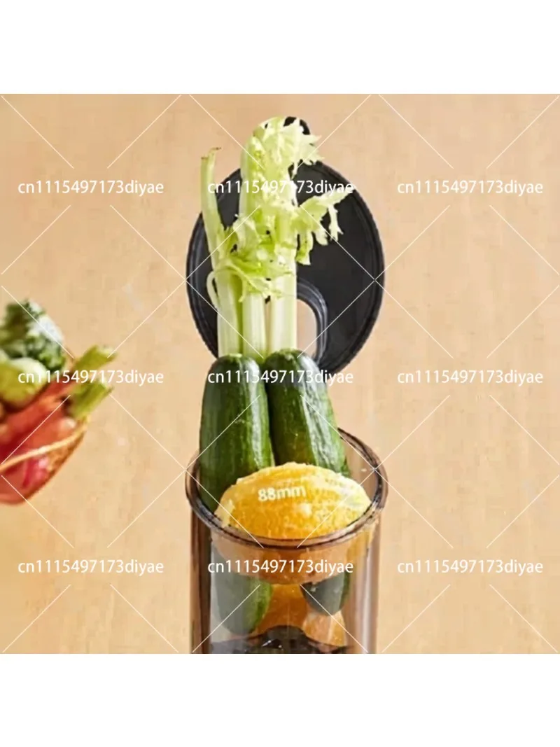 Large Caliber Slow Juicer with Pulp Separation, Automatic Household Juice Extractor, Easy Clean Design, High Juice Yield