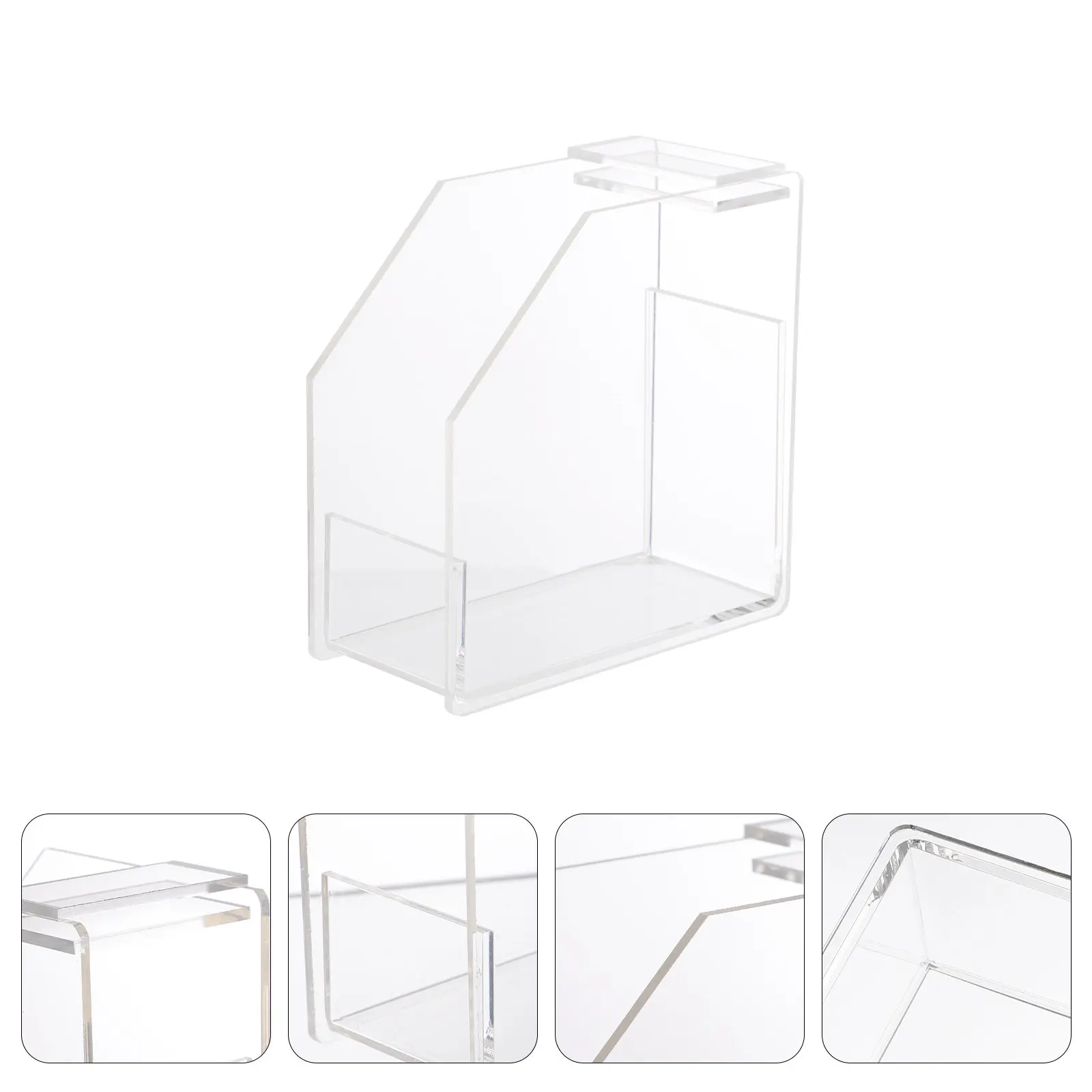 

Nail Art Paper Holder Acrylic Manicure Remover Wipe Storage Case For Salon Home Diy Use Tool Stand Organizer