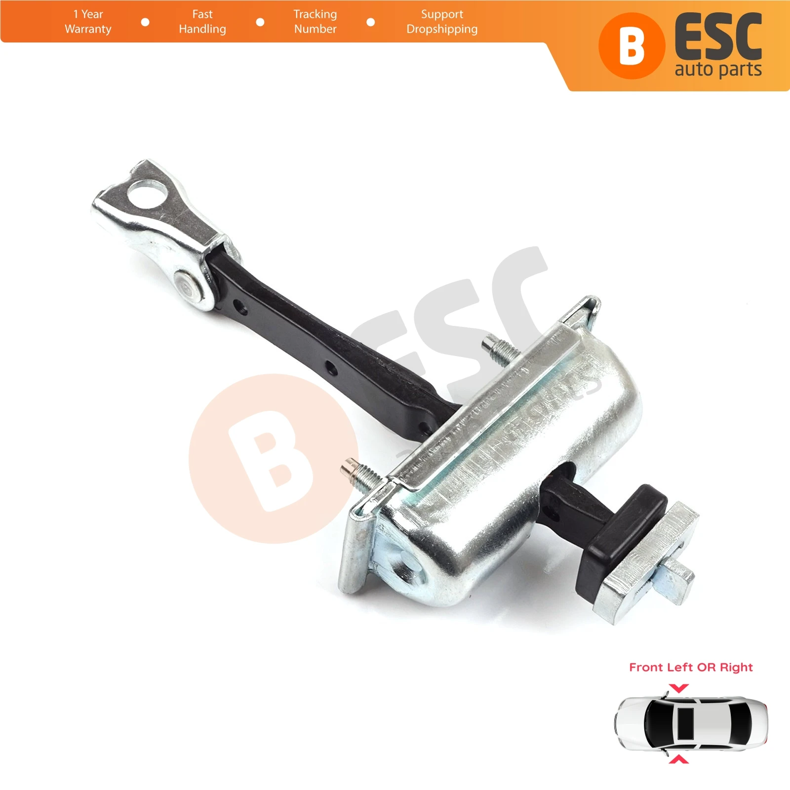 

EDP1246 Front Left or Right Door Catch Hinge Brake Stop Check Strap Limiter 13412690 for Vauxhall Opel Adam M13 2012-2019