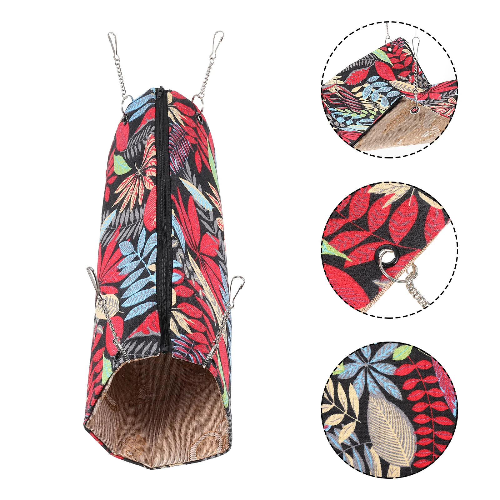 

Pet Cooling Hammock Tunnel Nest for Hamster Guinea Pig Ferret Toys Small Animal Canvas Bed House Lightweight Summer Home Playing