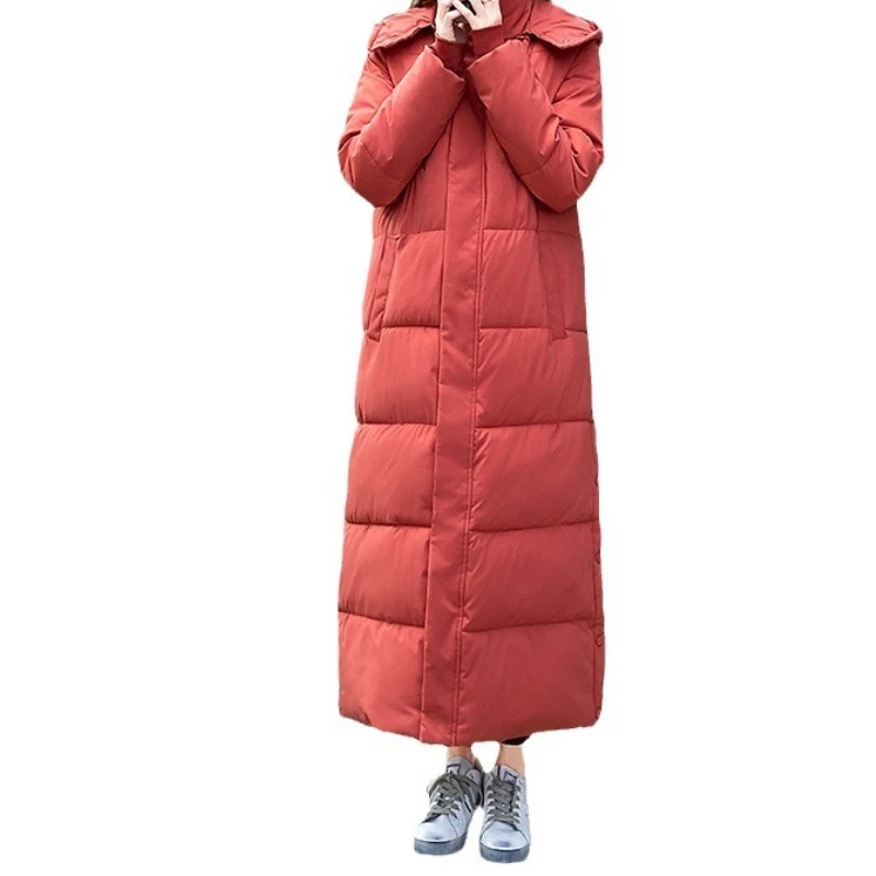 

Thickened Down Cotton Jacket for Women, Loose and Long, Knee Length Winter Jacket, 2025 New Hot Item