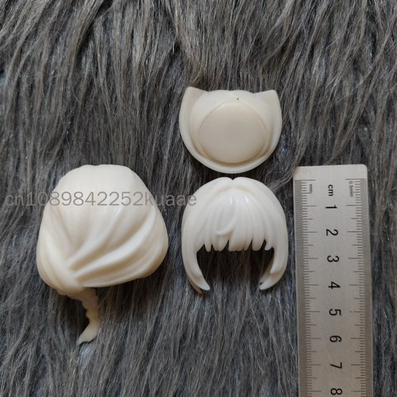 Mechao Gravity Bjd Unpainted White Hair Piece 12 Scale Ball Jointed Doll Doomsday Prologue Prototype Diy Custom Accessory