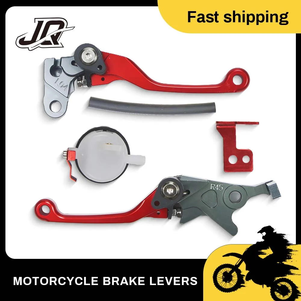 

2pcs Motorcycle CNC Clutch Brake Levers Handle For Honda CRF250R 2004-2018 CRF250X 2005-2018 CRF250M 2012-2017 CRF250 RALLY 2017