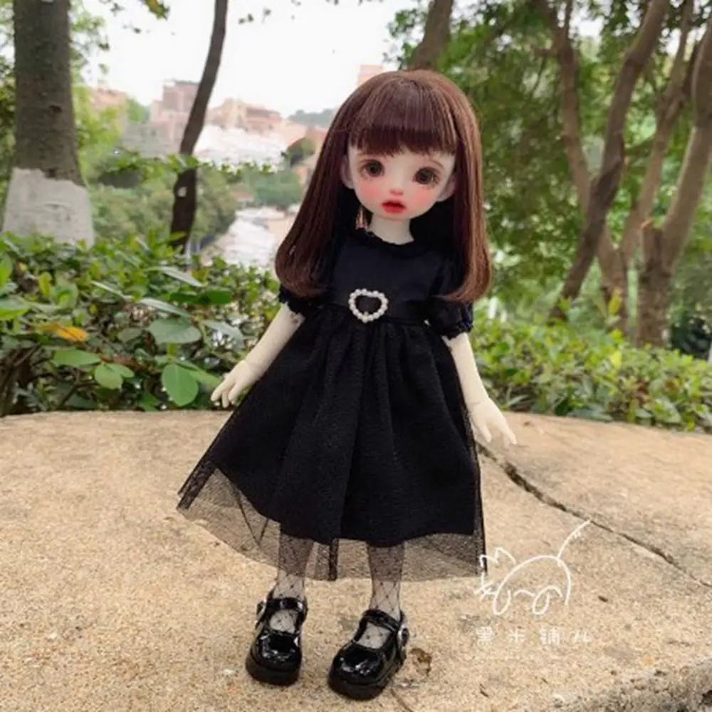 فساتين الدانتيل اليدوية تنورة موضة عادية حمالة لامعة تنورة مع عقال DIY بها بنفسك اكسسوارات لدمى 1/6 BJD 30 سنتيمتر #4