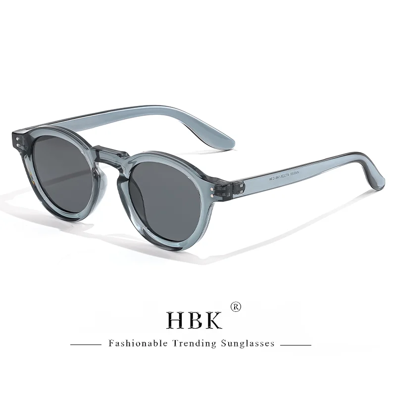 HBK Mode Polarisierte Sonnenbrille Männer Retro TR90 Hochwertige TAC Linsen Runde Sonnenbrille Frauen Fahren Angeln Brillen Reisen – Detail 17