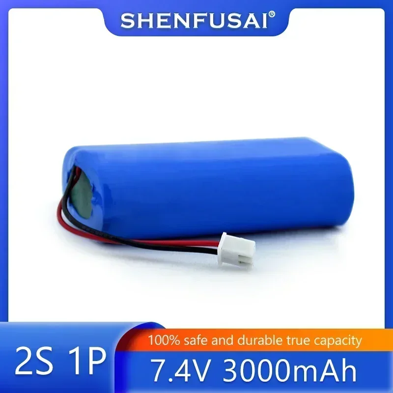 

7.4V 2S1P 18650 rechargeable lithium battery suitable for projectors, speakers, wireless monitoring, lighting, toy accessories