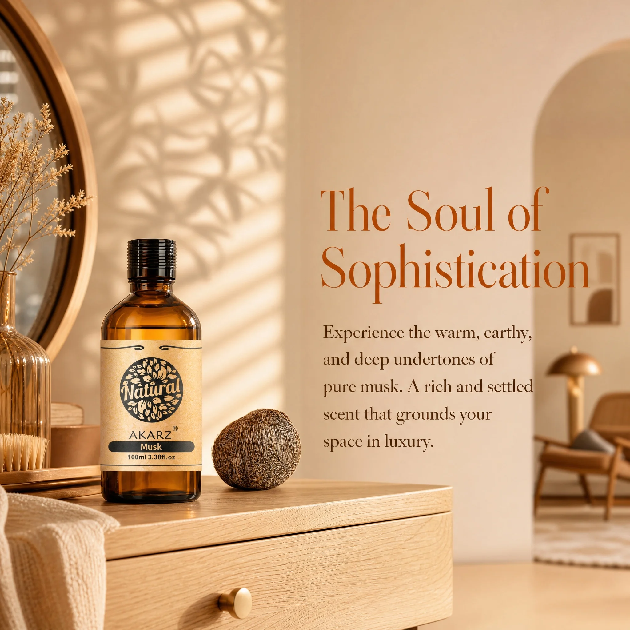 AKARZ Musk Essential Oil Natur - Sandalwood Perfume Oil 评论和价格