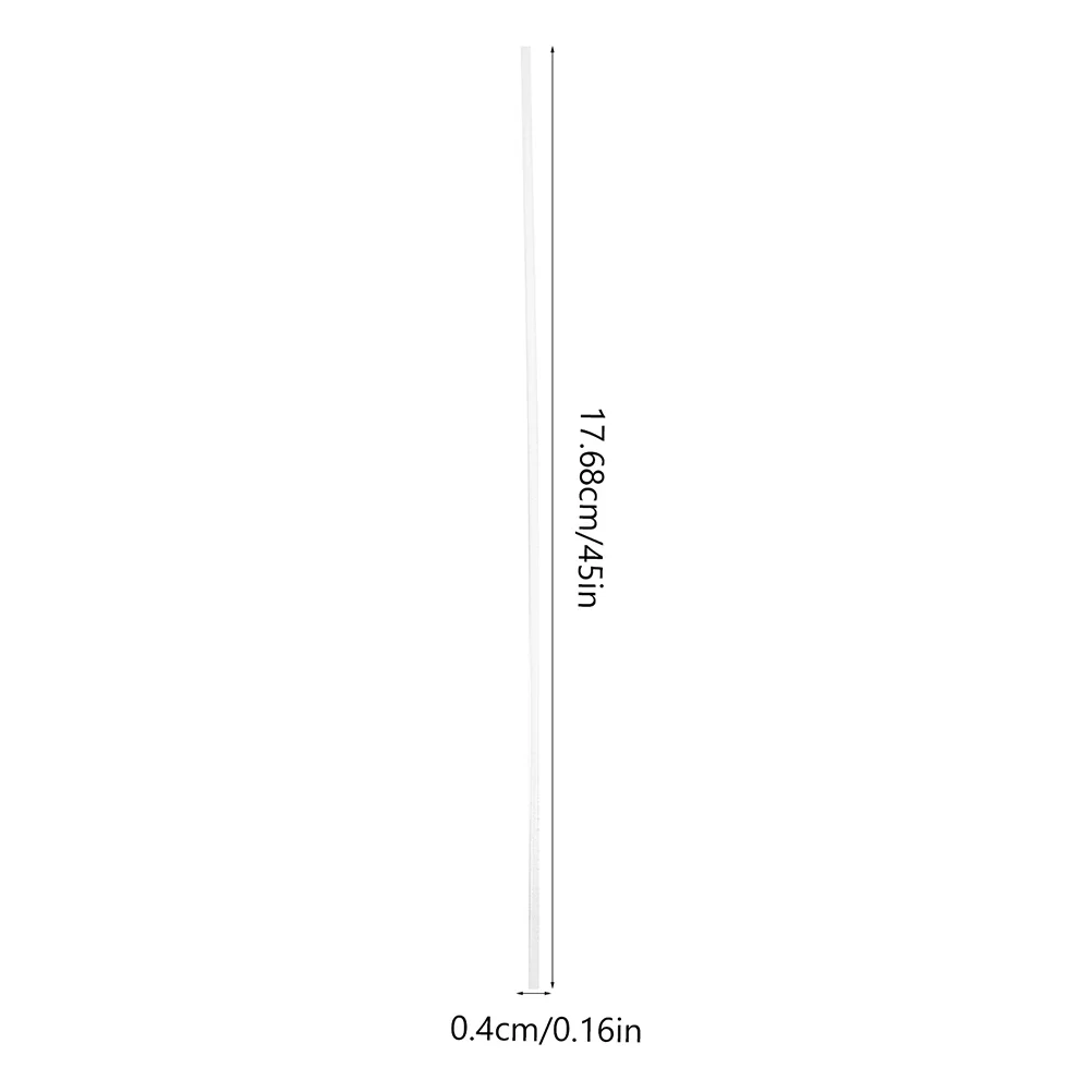 1Set Plant Support Stick Acrylic Clear Durable Flexible with Orchid Clips Stable Stem Support for Garden Plants