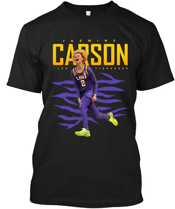 Jasmine Carson Women Sports Player Graphic Retro Logo T-Shirt S-4XL High Quality 100%Cotton Short Sleeve