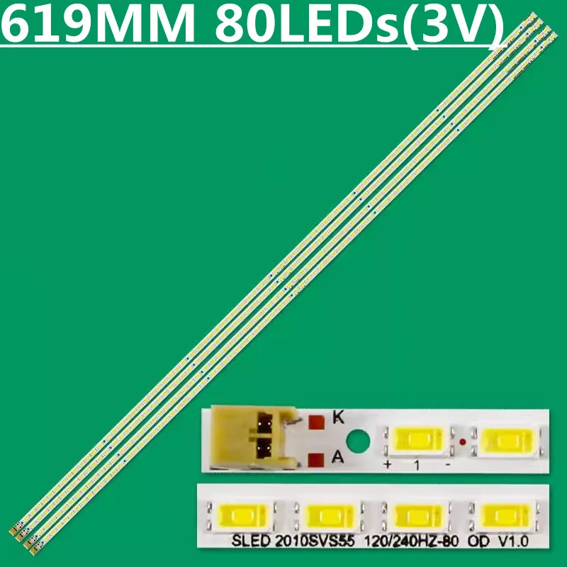 LED Backlight Strip For 2010SVS55 120/240HZ_80 LMB-5500BM12 LJ64-02386A LJ64-02391A UA55C6200UF UA55C6900 UA55C7000 UA55C800 0