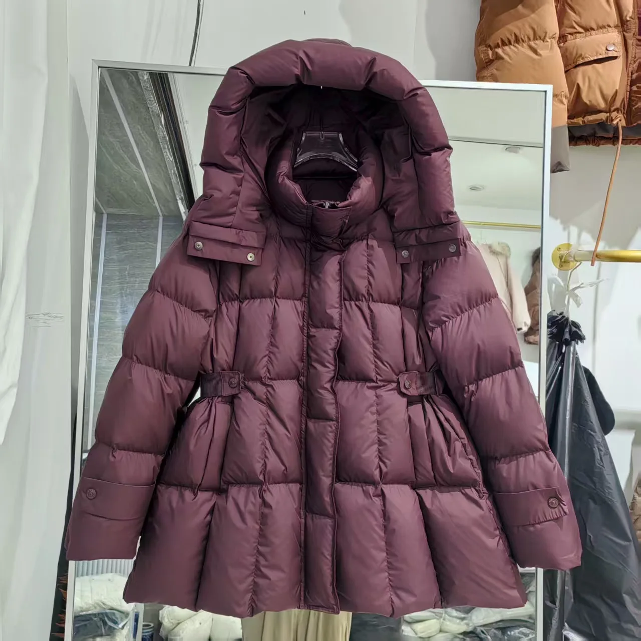 女性のフード付きコットンジャケット秋冬ファッションルーズ厚手暖かいパーカーカジュアルオールマッチ女性ダウンコットンコートアウター