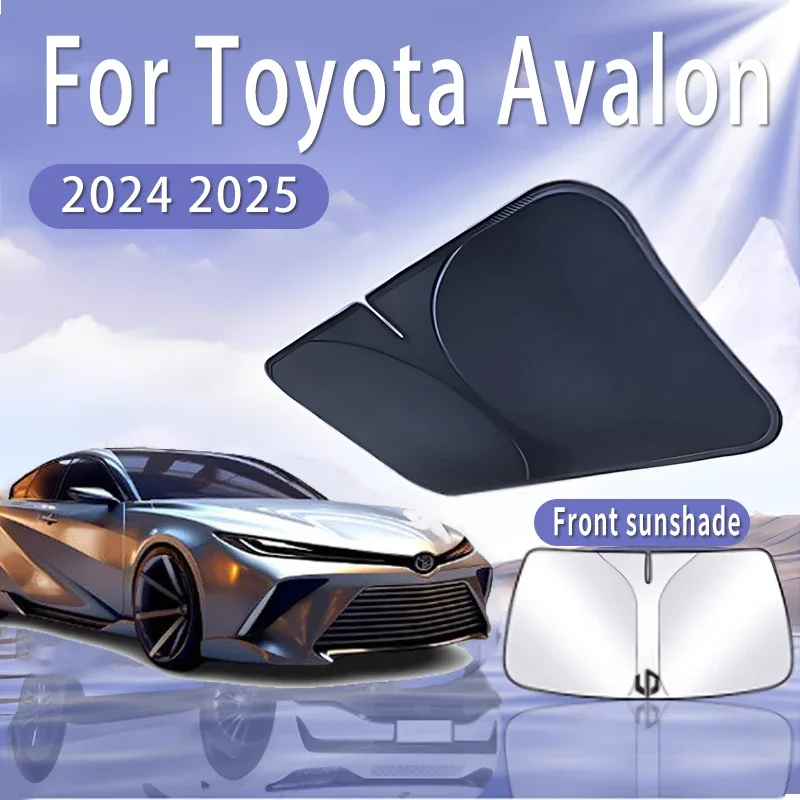 

Foldable Car Sun Visor For Toyota Avalon 2024 2025 Front Windshield Sunshade Heat Insulation Summer Colling Auto Accessories