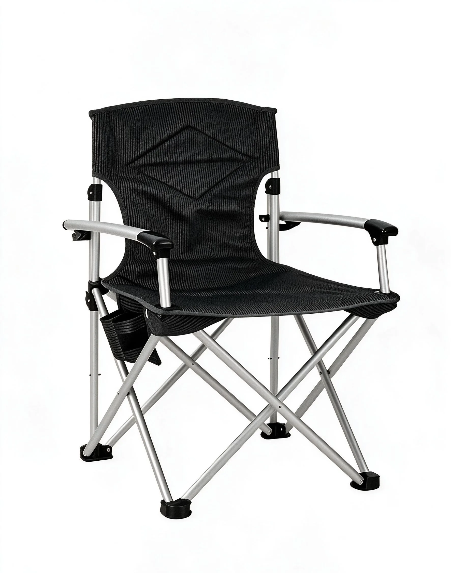 Portable Lightweight Anti Rust Frame Breathable Fabric Armrests Folding Camping Chair Modern Outdoor Furniture For Outdoor Beach