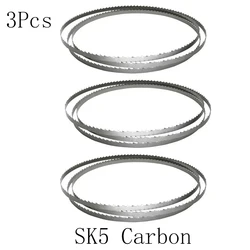 Lâmina de serra para corte e serra curva, Faixa para madeira, Fita de madeira, 1400, 1425, 1575, 1750, 2240x6.4mm, 1/4