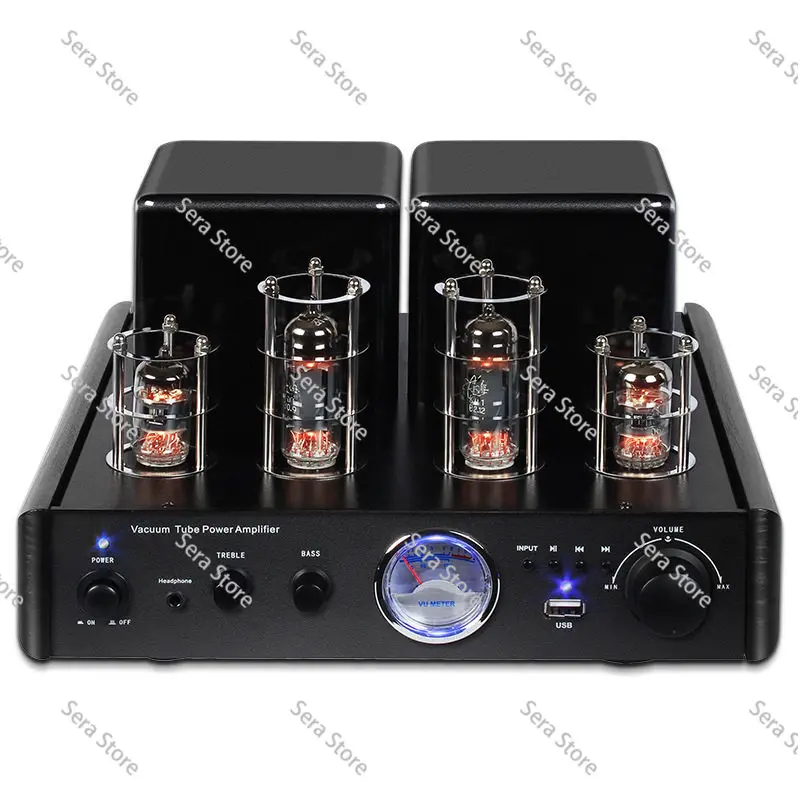 AV-2030 Home Hi-Fi Tube Amplifier Stereo USB Bluetooth Audiophile Power Amp