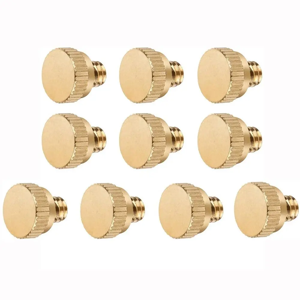 Durable Brass Misting Nozzle Plug 10/24 Screw Thread Plug Design Misting Nozzle Cooling System Nozzle