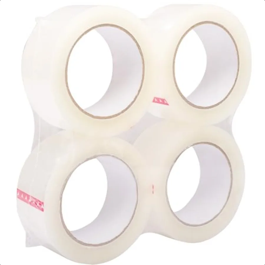 

Clear Packing Tape 4 Rolls Heavy Duty Packaging Tape for Shipping Packaging Moving Sealing 1.88 inches Wide 100 Yards Per Roll