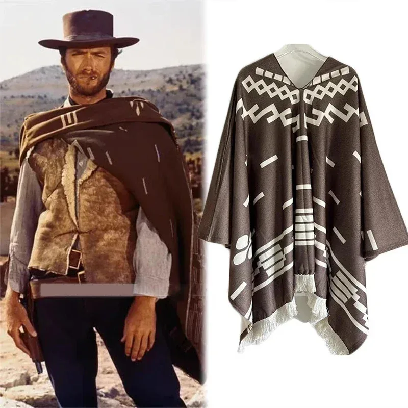 

2025 Game RDR2 Western Style Denim Shawl Marksman Cosplay Costumes Halloween Carnival Party Outfit For Man