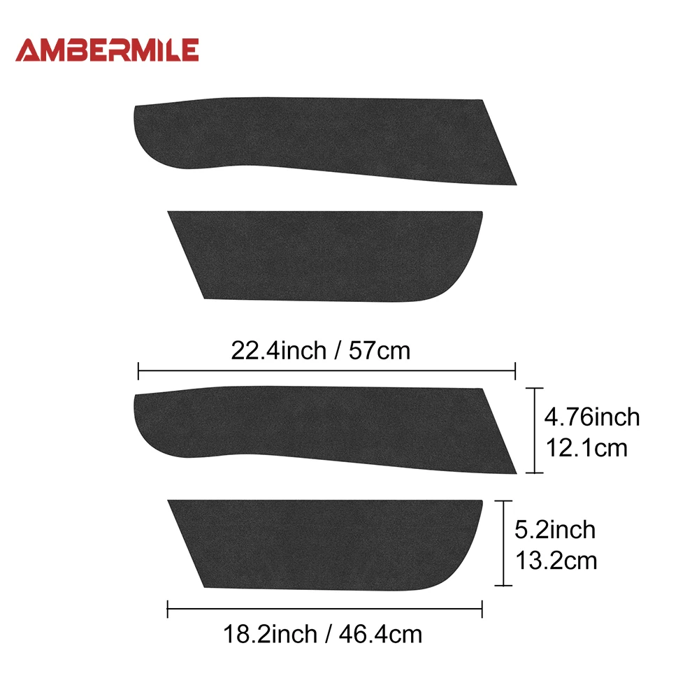 For Mini Cooper S F66 F67 2024 2025 Car Door Anti-Kick Mat Suede Leather Sticker Soil-Proof Children's Kick Pad Accessories