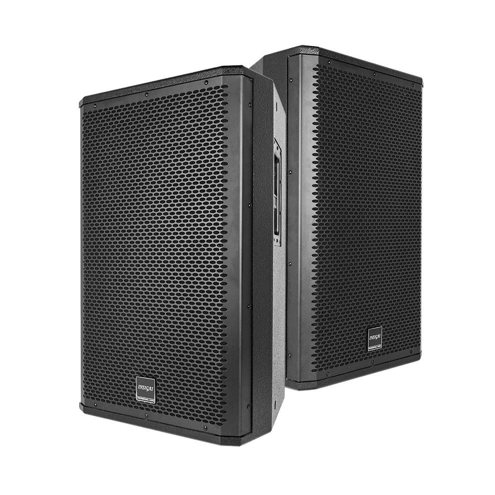 CP215 Professional Audio Sound System Equipment 4 Ohms 700W Dual 15 Inch Woofer MDF Shell Passive Speakers