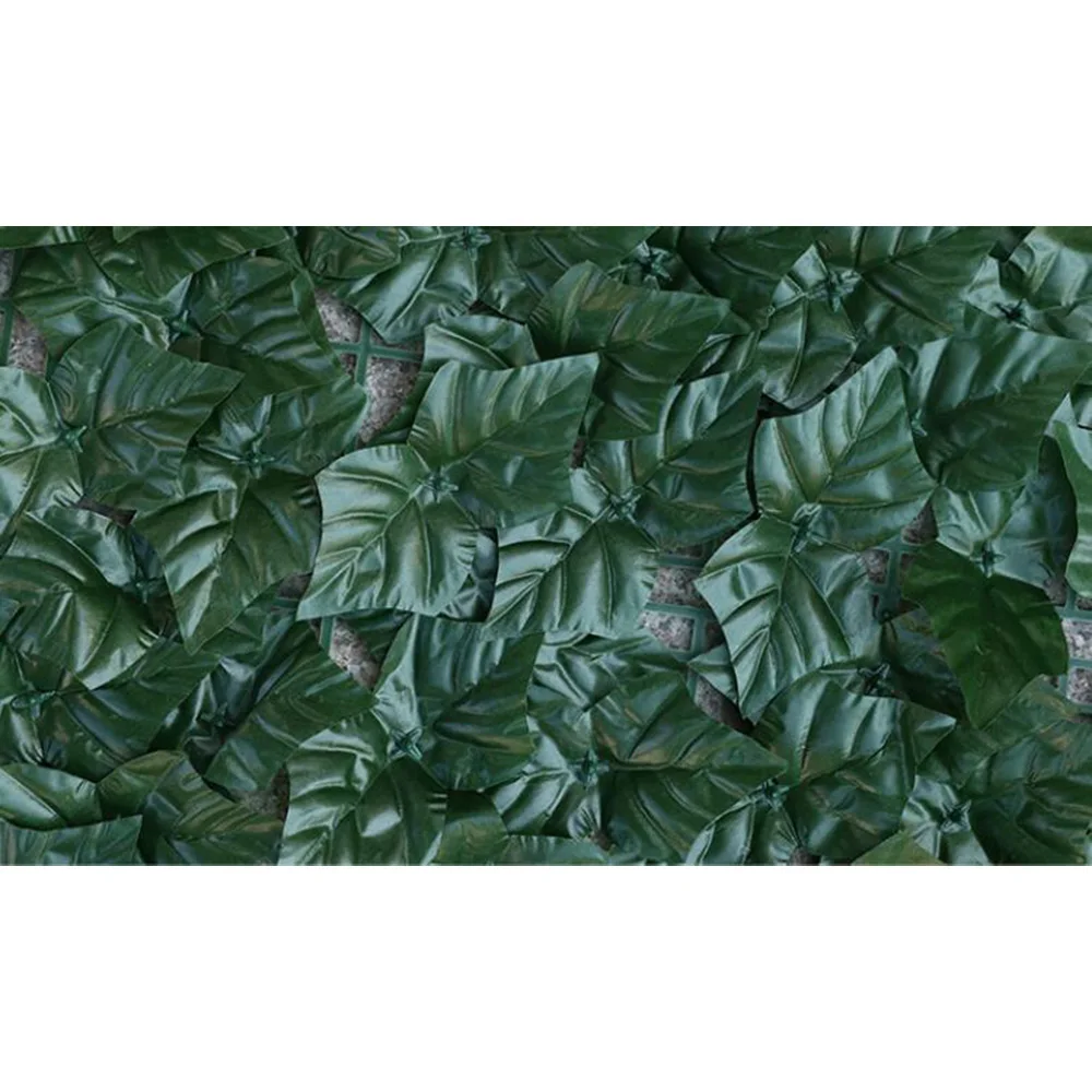 50x300 ซม.สวนกลางแจ้ง Ivy Leaf พืชประดิษฐ์รั้วความเป็นส่วนตัวหน้าจอยาวขยายสีเขียวสวนตกแต่งระเบียง