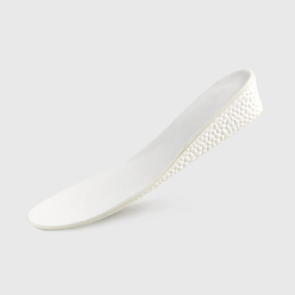 

1 Pair Tpu Shock Absorbing Insoles Sweat Absorption Heightening Cushions For Sport Activities