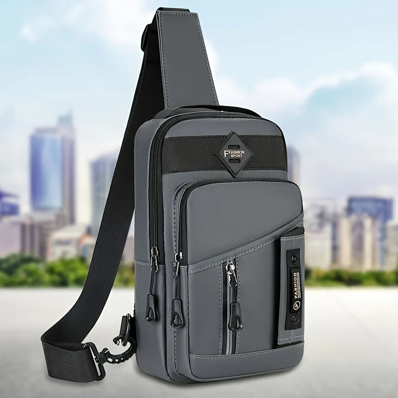 

New Large Capacity Multi-layer Leisure Bag, Fashionable Men's Multifunctional Crossbody Bag, Business Versatile Outdoor Bags