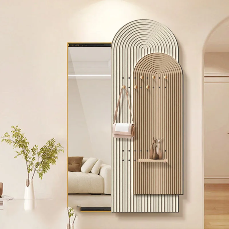 Luxury Decoration Mirror Items Vanity Full Body Hanging Aesthetic Girls Funky Mirror Modern Square Espelhos Home Decorations