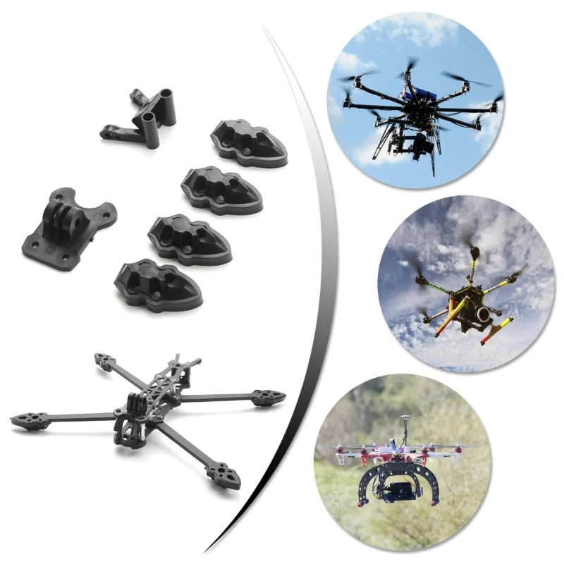 Precise Designs FPV Racing Drones Frame Parts For Mark4 Drones 5inch & 7inch Motor Mounting Base Easy Assembly  D2RC