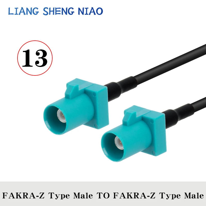 Imagem -04 - Fakra Z-masculino e Feminino Rg174 Cabo Coaxial Rádio de Carro por Satélite Gsm Telefone Celular 50ohm Telemática Cabo de Extensão