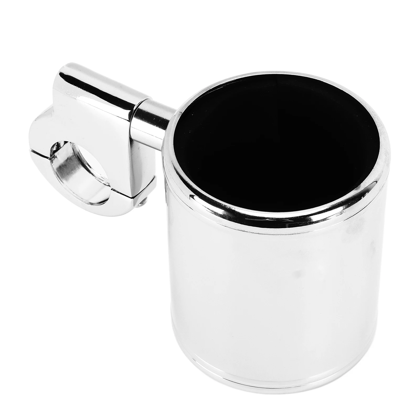 Motorcycle Cup Holder Motorcycle Handlebar Cup Holder Chrome Adjustable  for ATV 22‑32mm Handle Handlebar Cup Holder