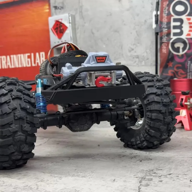 

Передний бампер FMS 1/10 для радиоуправляемого краулера Land Cruiser FJ40 – нейлоновый бампер-кенгурятник для FJ40, запчасти для тюнинга внедорожников